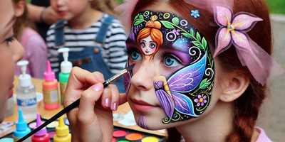 face painting children